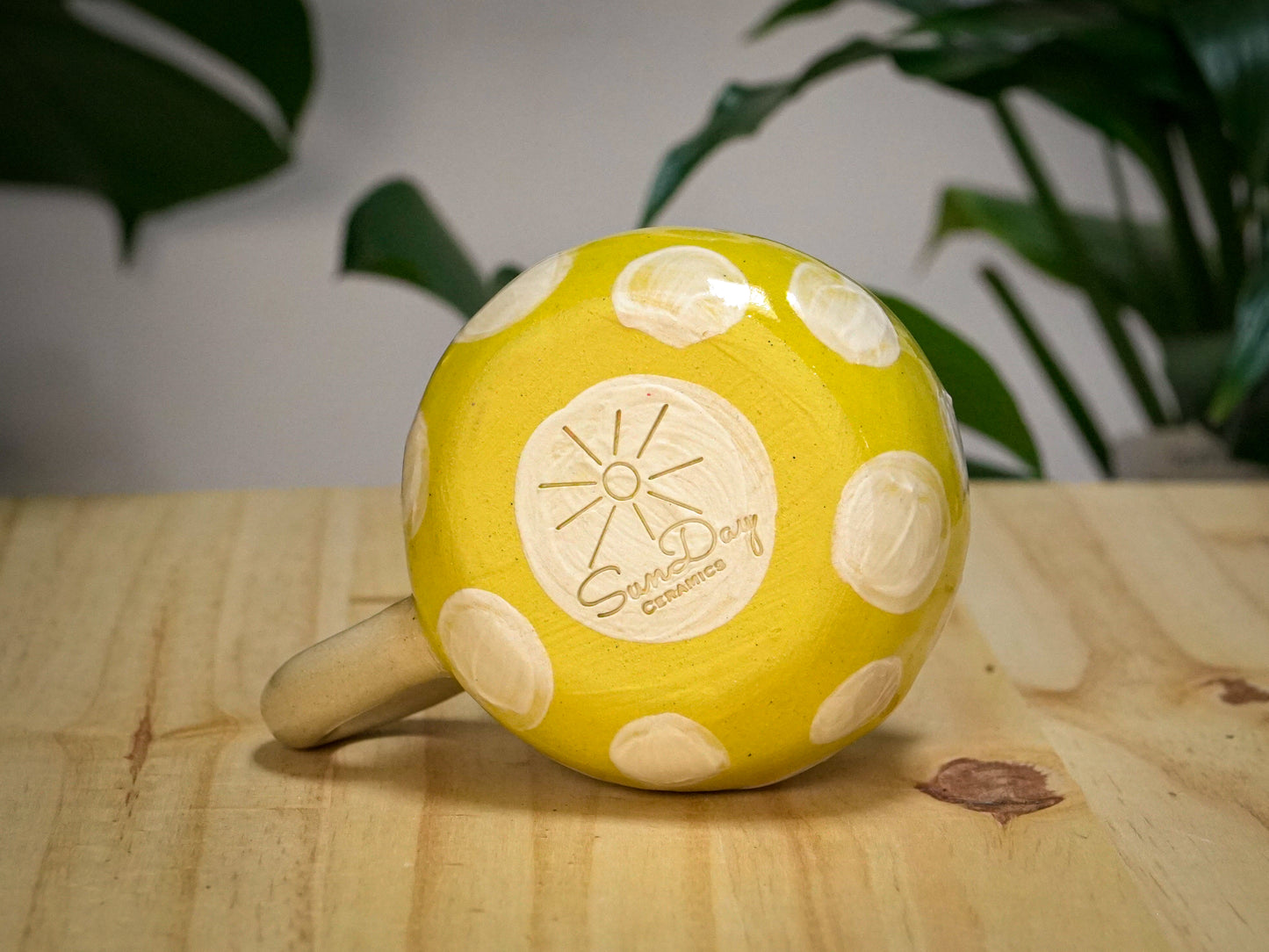 Ceramic Hand-built Mushroom Mug