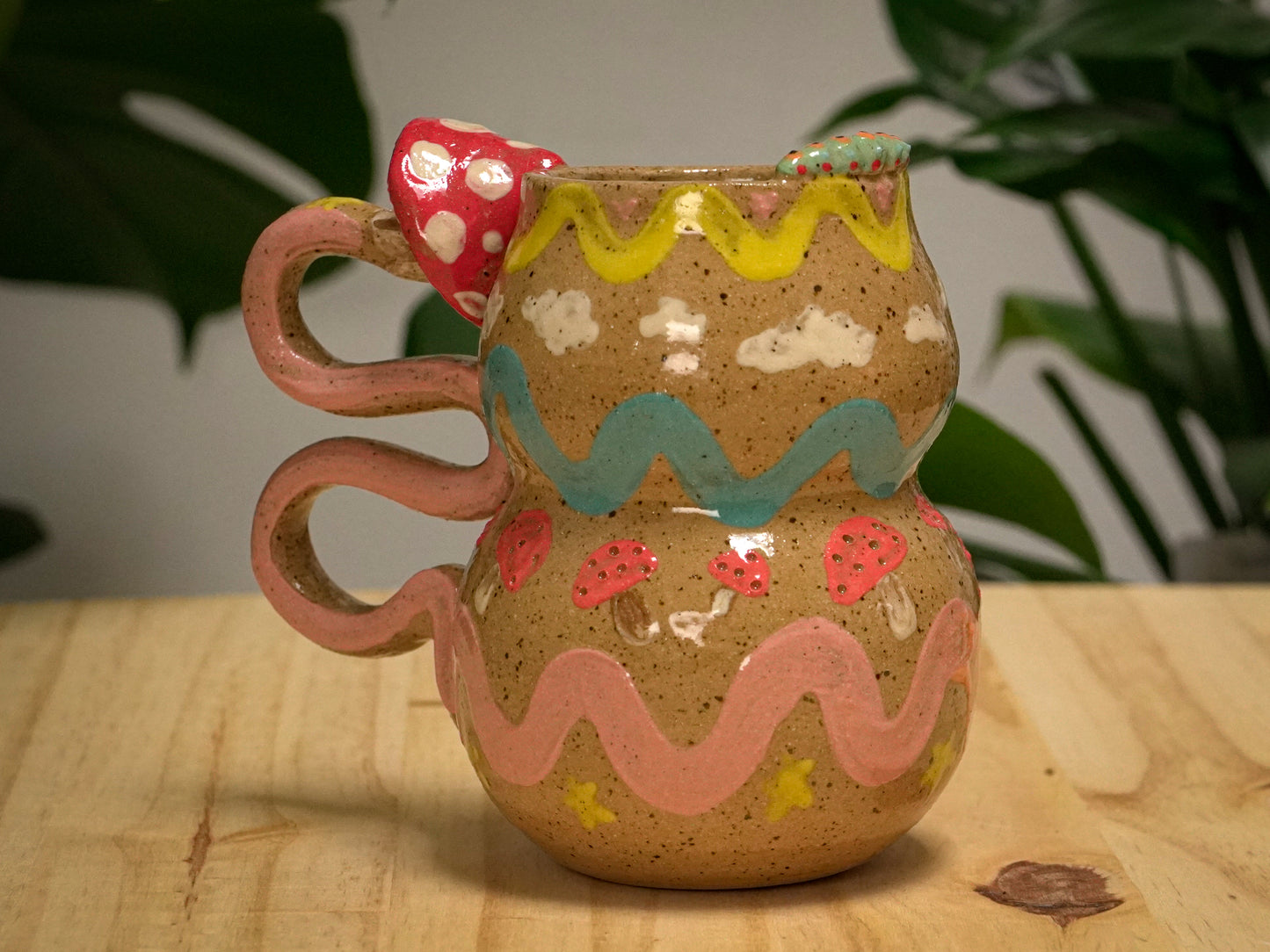 Speckled Mushroom Mug