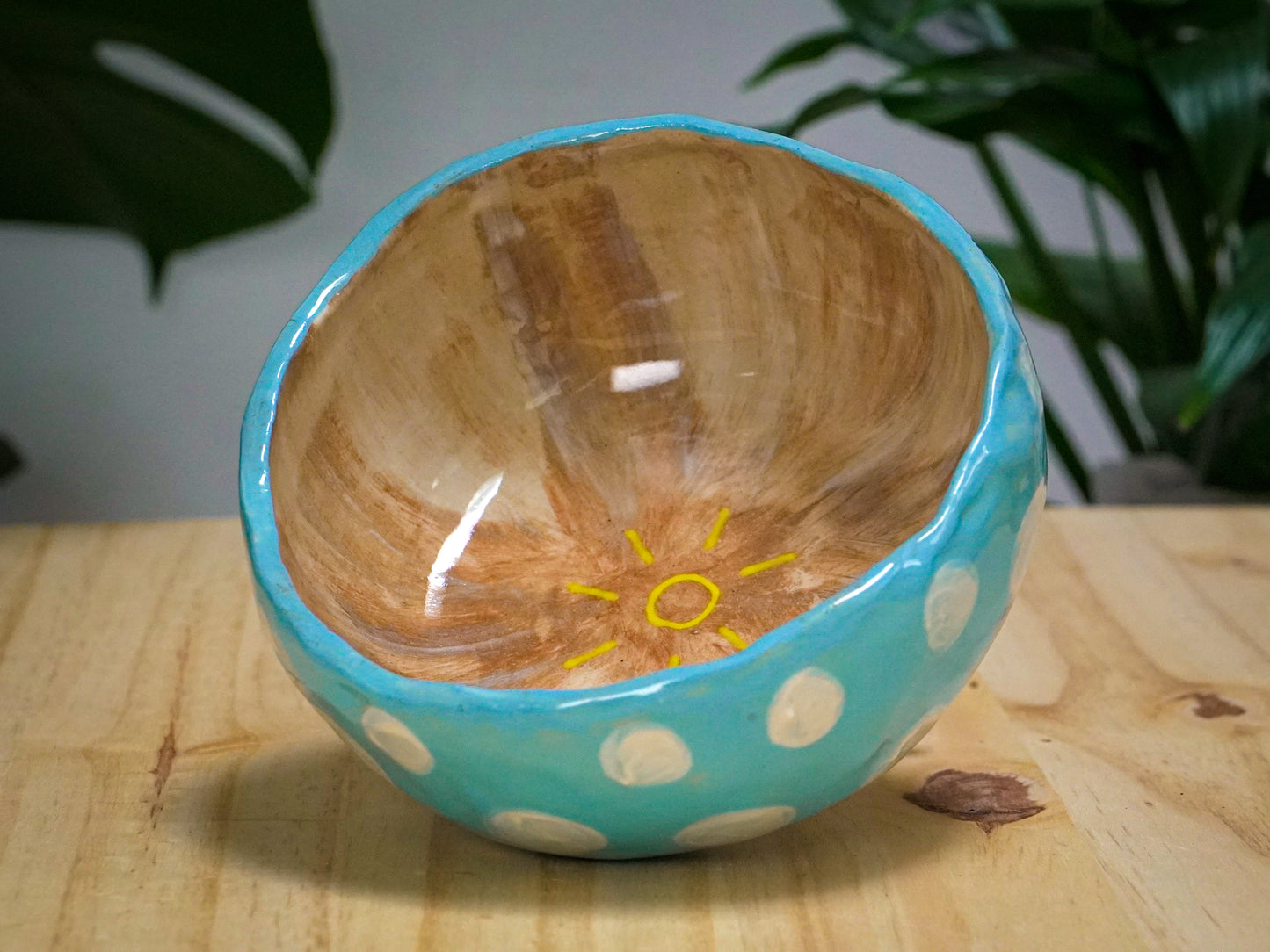 Ceramic Hand-built Mushroom Bowl