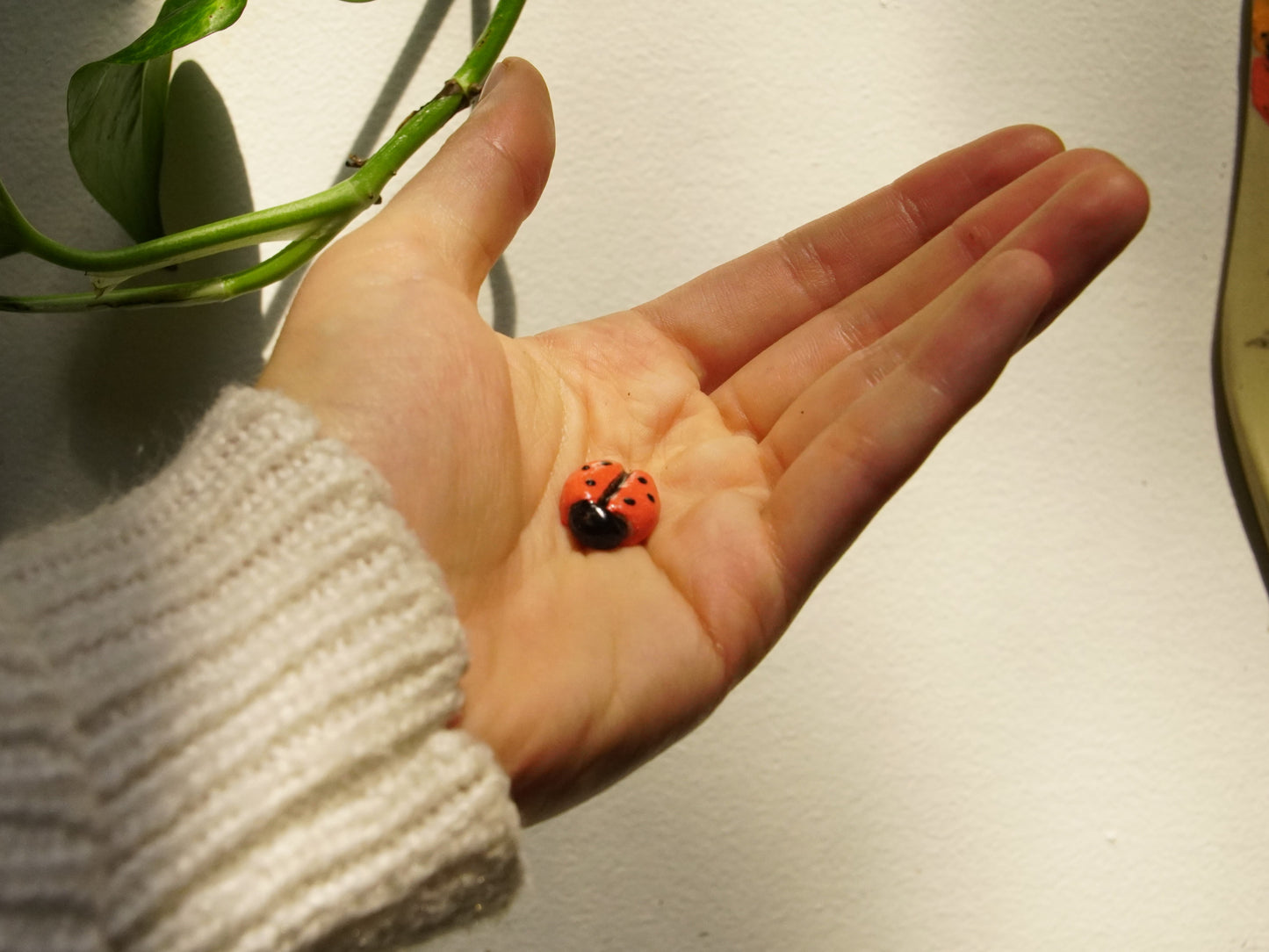 Ceramic Ladybug Plant Pals